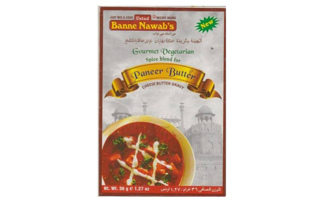 Ustad Banne Nawab's Paneer Butter Masala (Cheese Butter Gravy)   Box  36 grams